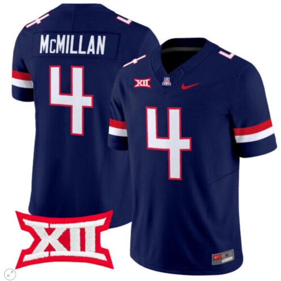 Mens Youths Kids Womens 4 Tetairoa Mcmillan navy Stitched Jersey